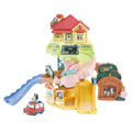 VTech Bluey Road Trip Play Set with Heeler house, cars and figures