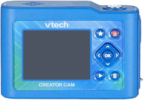 VTech KidiZoom Creator Cam with tabletop tripod and selfie stick