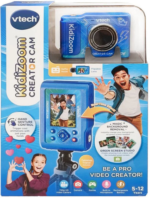 VTech KidiZoom Creator Cam packaging and accessories