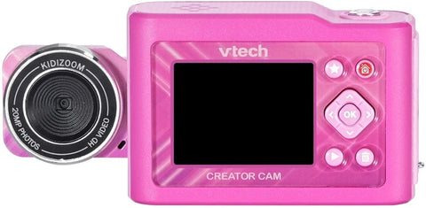 Child filming a video with the VTech KidiZoom Creator Cam
