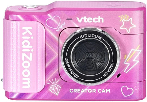 VTech KidiZoom Creator Cam in pink glitter