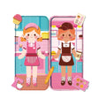 mierEdu Sweet Cafe Chefs magnetic puzzle tin interior