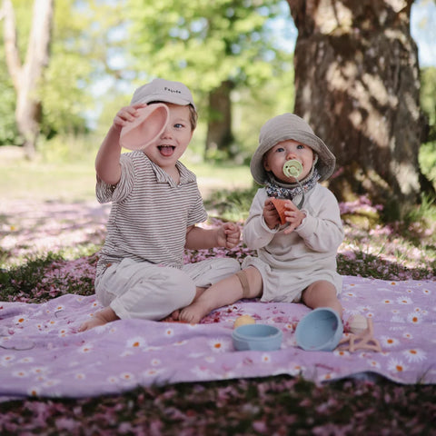 Mushie Nesting Spheres Sensory Toy - Blush