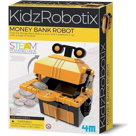 4M Kidz Robotix - Money Bank Robot - The Toybox NZ Ltd