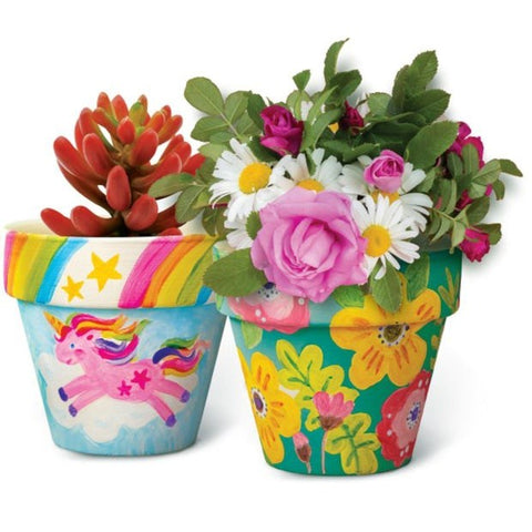 4M Paint Your Own Flower Pots - The Toybox NZ Ltd