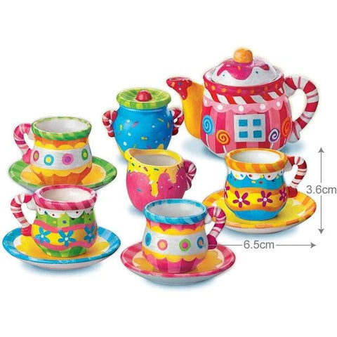 4M Paint Your Own Mini Tea Set - The Toybox NZ Ltd