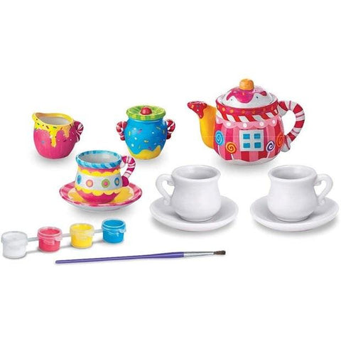 4M Paint Your Own Mini Tea Set - The Toybox NZ Ltd