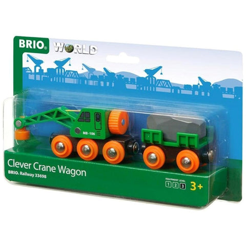 Brio World Clever Crane Wagon