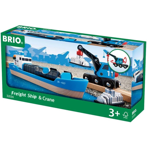 Brio World Freight Ship and Crane