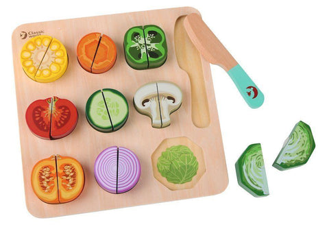 Classic World Cutting Vegetable Puzzle - The Toybox NZ Ltd