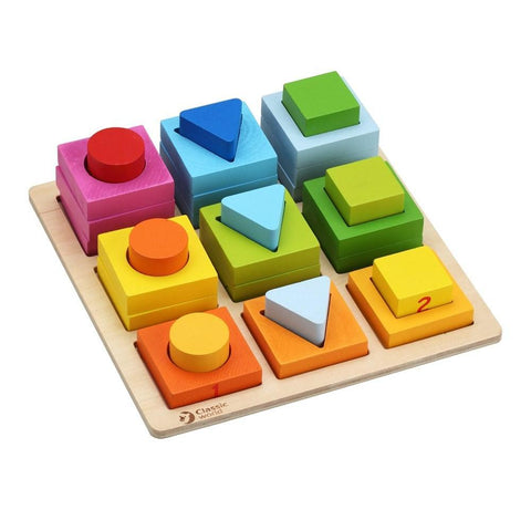 Classic World Geometric Blocks - The Toybox NZ Ltd