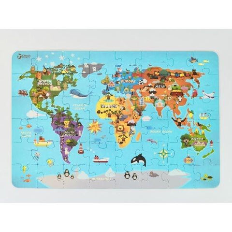 Classic World World Map puzzle - The Toybox NZ Ltd