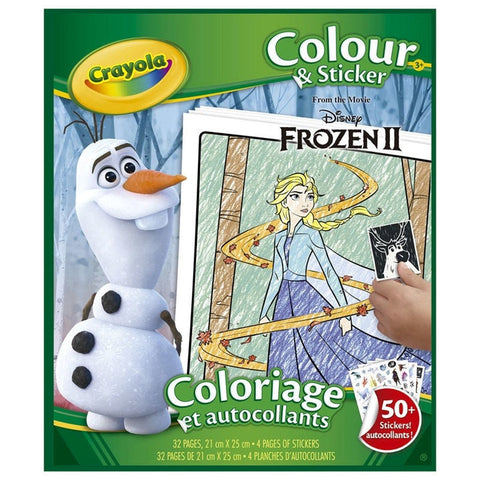 Crayola Colour & Sticker Book - Frozen II