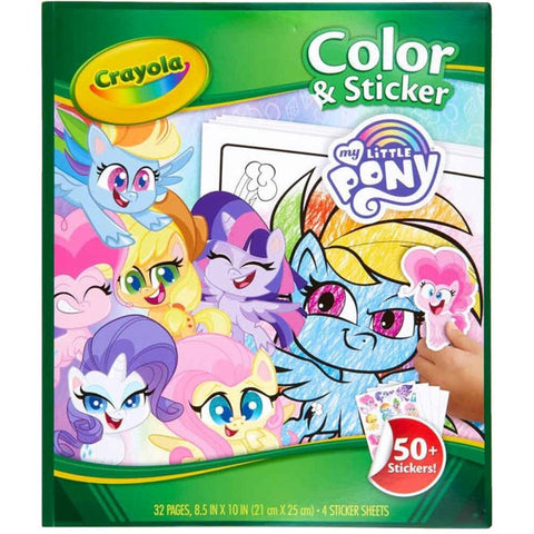 *Crayola Colour & Sticker Book - My Little Pony