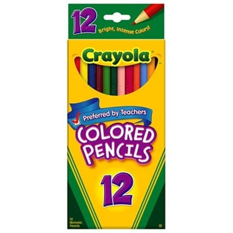 *Crayola Coloured Pencils Full Size 12pk