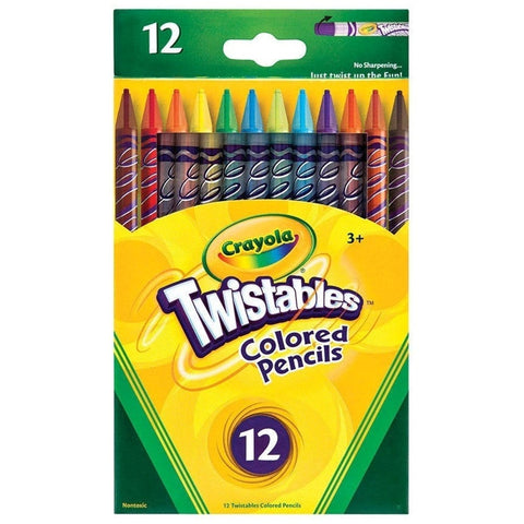 Crayola Twistables Coloured Pencils - 12 pack