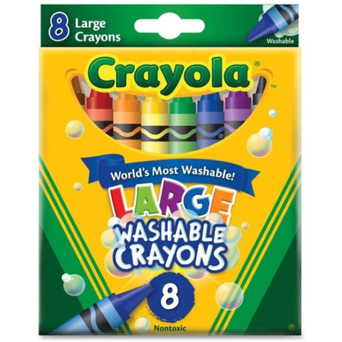 Crayola Ultra-Clean Washable Large Crayons 8pk