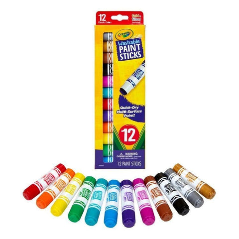 Crayola Washable Paint Sticks 12 Pk