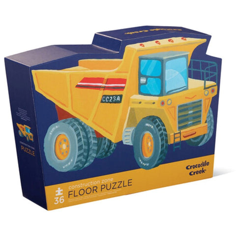 Crocodile Creek 36pc Floor Puzzle - Construction Zone