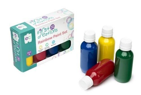 EC First Creations Rainbow Paint Set - 4 pack - The Toybox NZ Ltd
