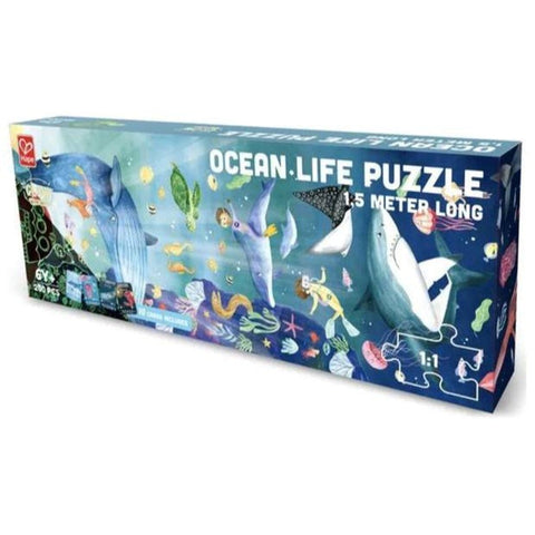 HAPE Ocean Life Glow in the Dark Puzzle 200pc