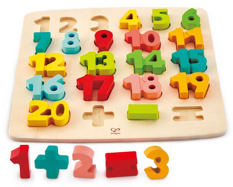 Hape Chunky Number Math Puzzle Hape