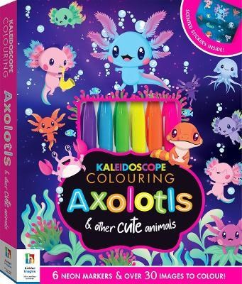 Hinkler Kaleidoscope Colouring Kit - Axolotls