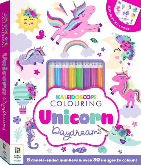 Hinkler Kaleidoscope Colouring - Unicorn Daydreams