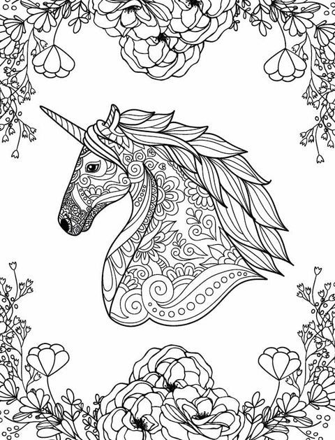 *Hinkler Kaleidoscope Colouring - Unicorns, Narwhals & More