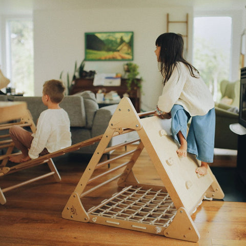 Kinderfeets Pikler Triple Climber Triangle – The Toybox NZ Ltd