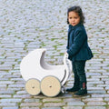 Kinderfeets Pram White - The Toybox NZ Ltd