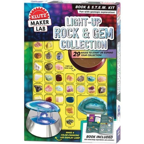 Klutz Light Up Rock & Gem Collection - The Toybox NZ Ltd
