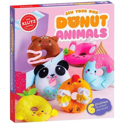 Klutz Sew Your Own Donut Animals - The Toybox NZ Ltd