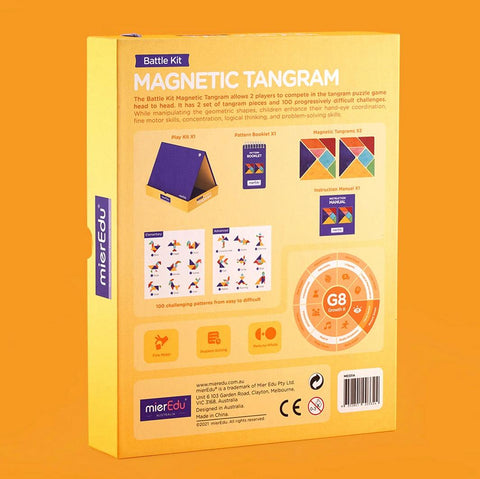 MIEREDU Magnetic Tangram - Battle Kit (Advanced)