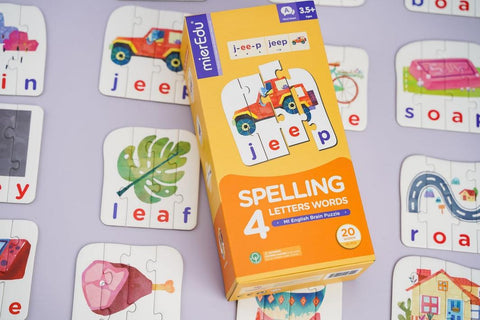 MIEREDU Spelling 4 Letter Words Puzzle