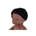 Miniland Anatomically Correct Baby Doll 38cm African Down Syndrome Boy - The Toybox NZ Ltd
