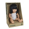 Miniland Anatomically Correct Baby Doll 38cm Asian Girl MINILAND