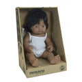 Miniland Anatomically Correct Baby Doll 38cm Hispanic Girl MINILAND