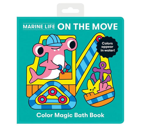 Mudpuppy Magic Bath Book - Marine Life on the Move