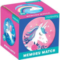 Mudpuppy Mini Memory Match Game - Unicorn - The Toybox NZ Ltd