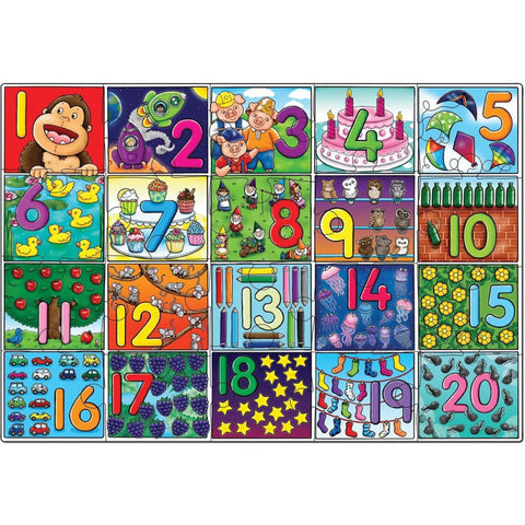 Orchard Toys Big Number Puzzle & Poster