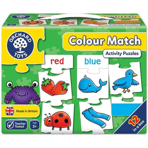 Orchard Toys Colour Match Activity Puzzles - The Toybox NZ Ltd