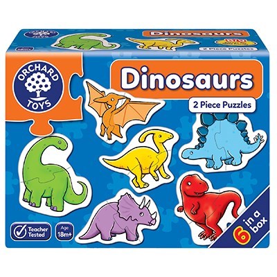 Orchard Toys Dinosaur Jigsaw - 6 puzzles