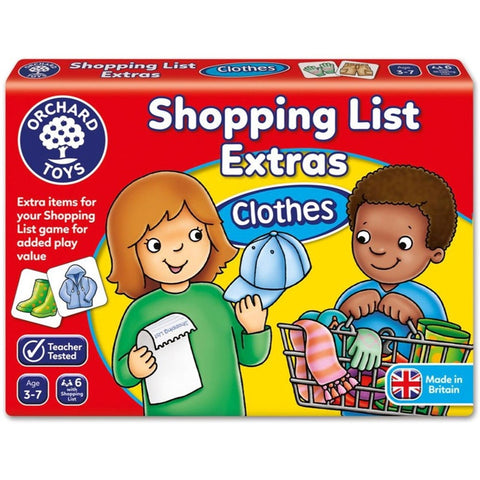 Orchard Toys Shopping List Extras Clothes