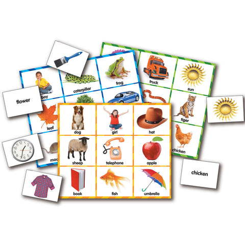 The Learning Journey Match It Picture Word Bingo